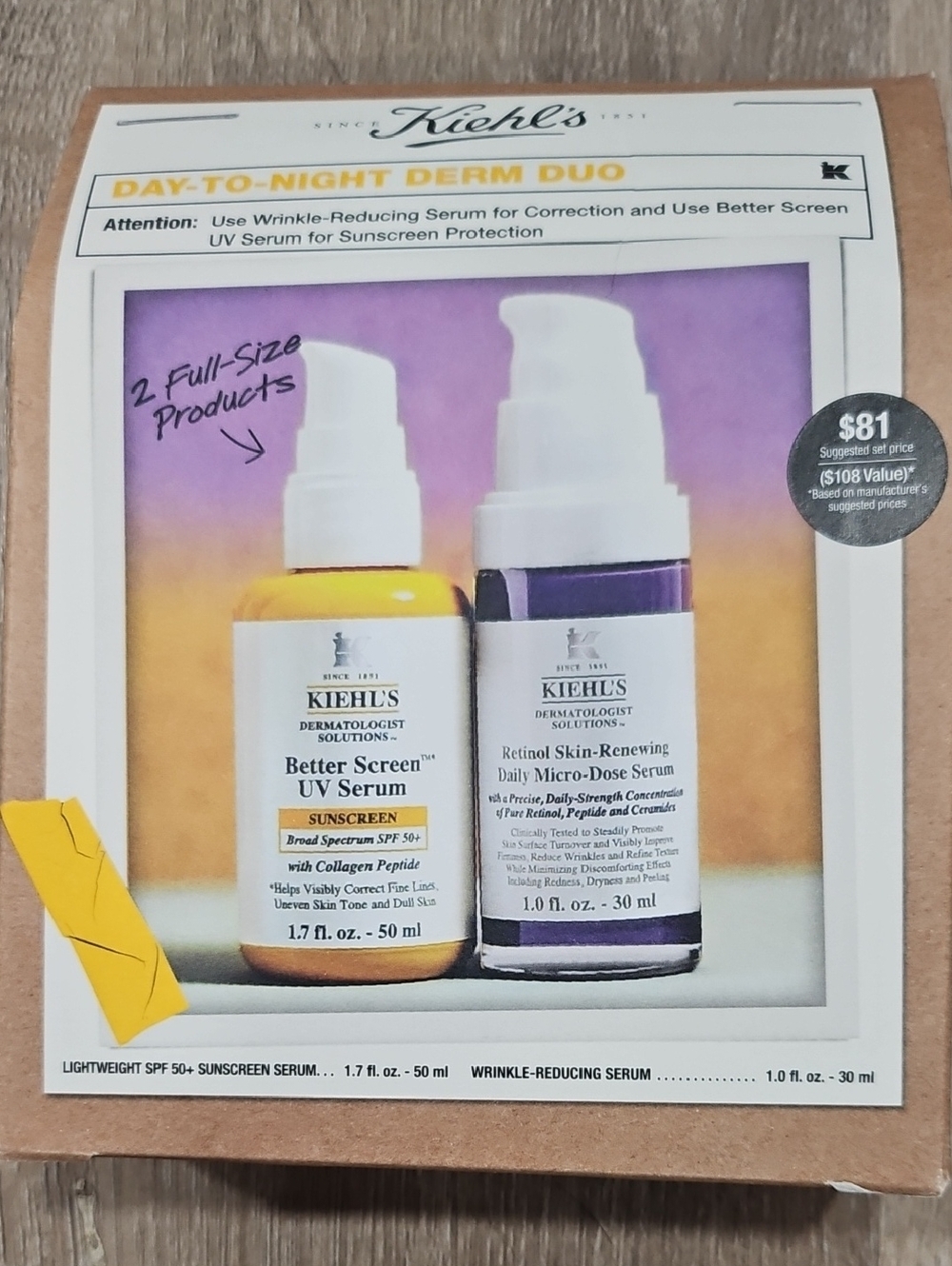 Kiehl's Day-to-Night Serum Duo
